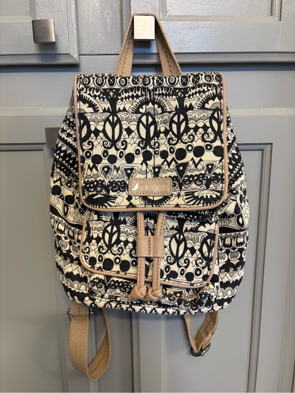 Sakroots Artist Circle Mini Canvas Backpack